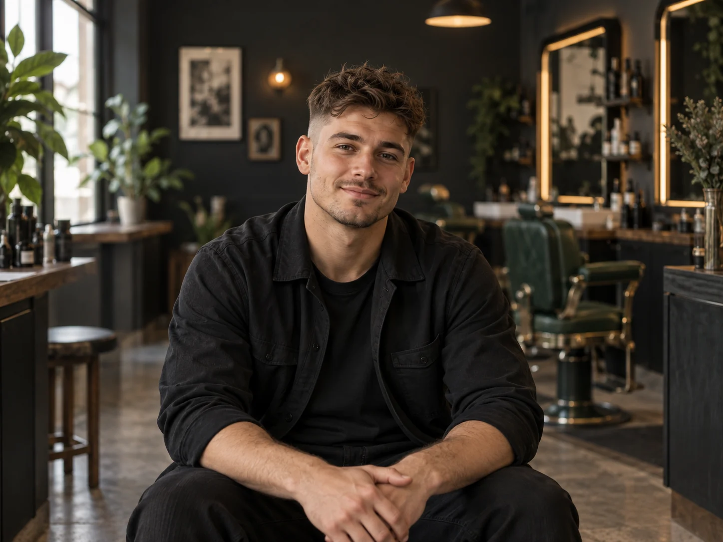 Fictief portret van barber Noah